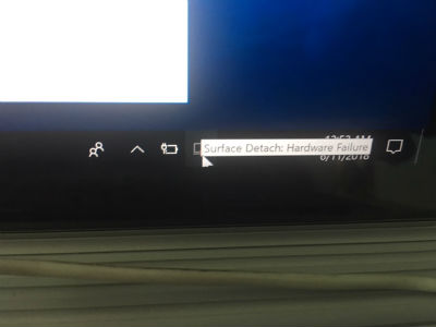 Window Surface Book tidak bisa detach dari keyboard casing
